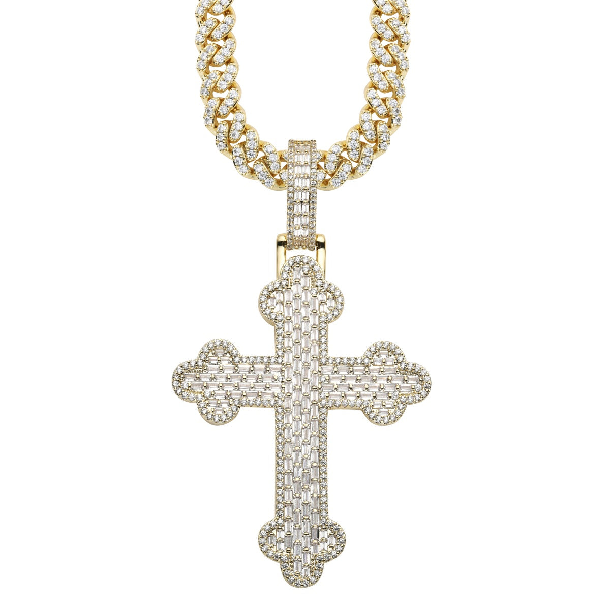 AAAAA Zircon Cross Pendant