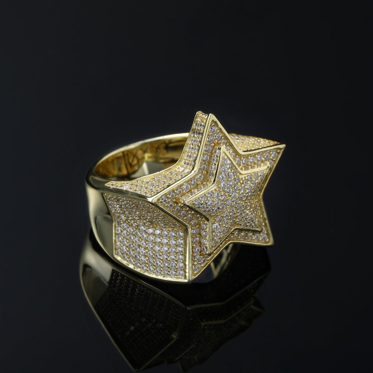 AAAAA Zircon Stars Ring