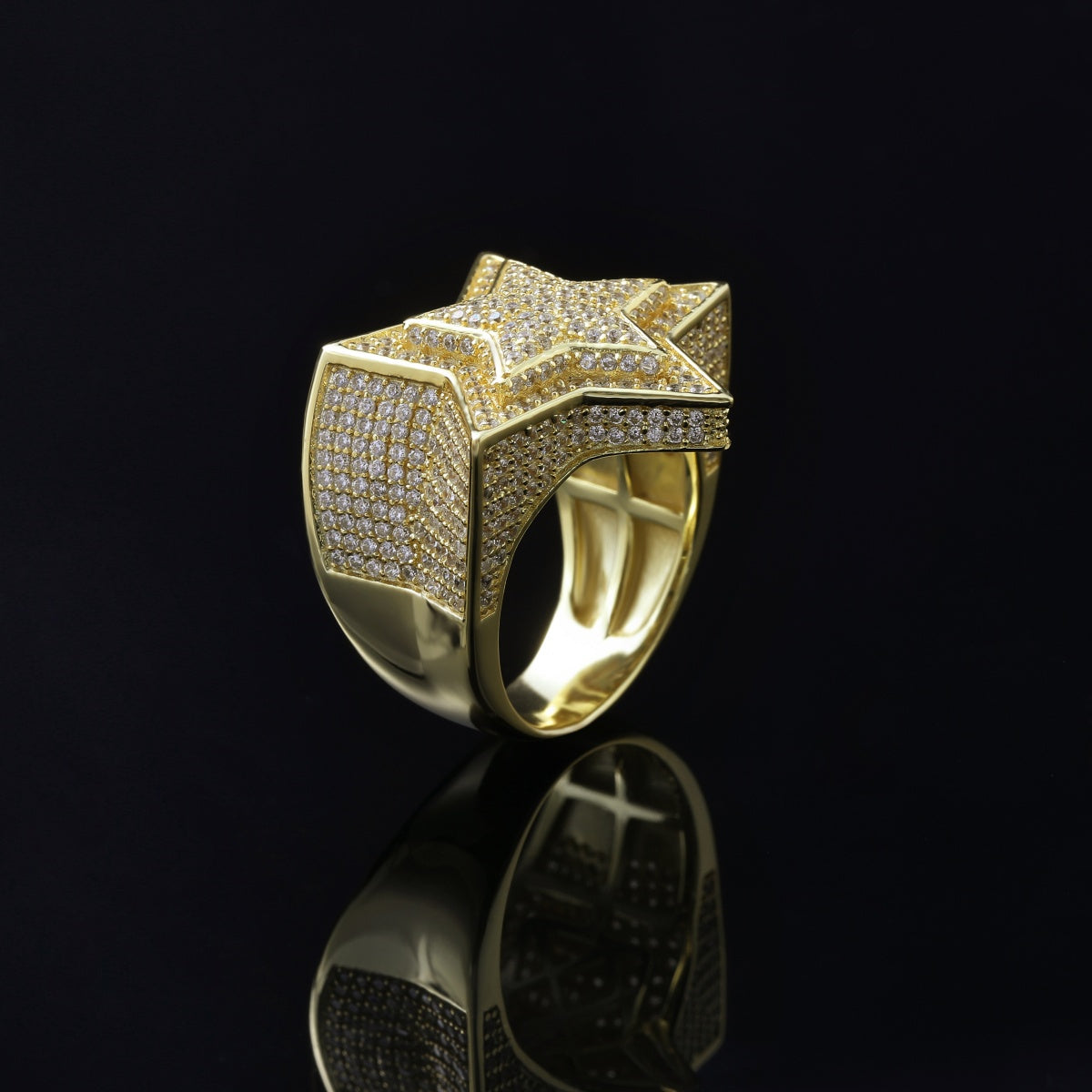 AAAAA Zircon Stars Ring